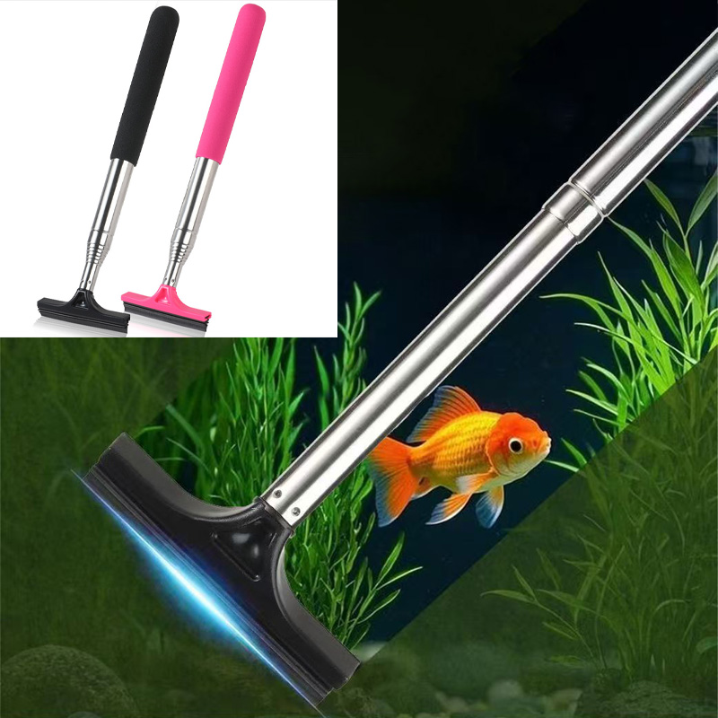 Marine Aquarium Glass Scraper - Retractable Aquarium Cleaning Tools Fish Tank