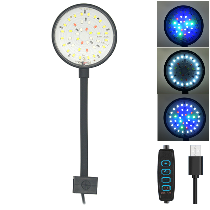 USB Aquarium LED Lamp Fish Tan - مراجعة Marine Aquarium Uv وسعره