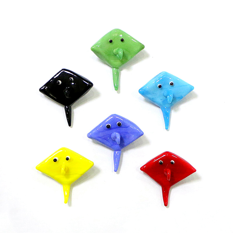 2pcs Mini Glass Manta Ray Pend - مراجعة Marine Aquarium Japan وسعره