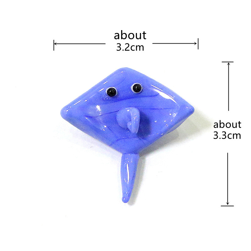 2pcs Mini Glass Manta Ray Pend - مراجعة Marine Aquarium Japan وسعره