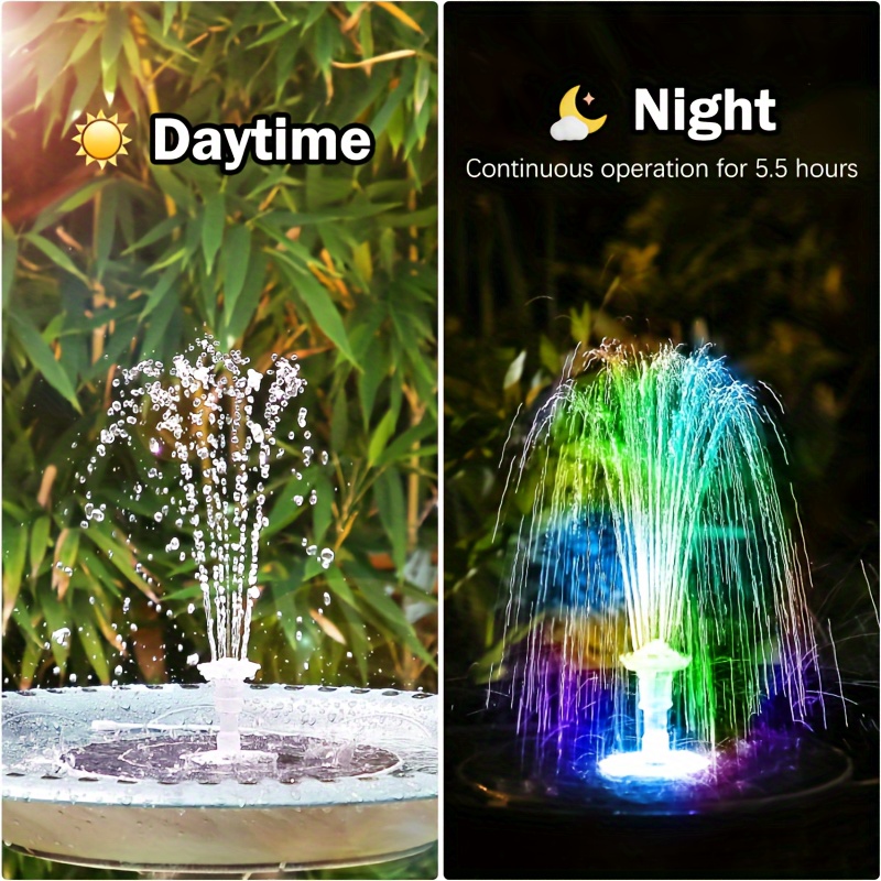 3.5W LED Solar Fountain with B - مراجعة Marine Aquarium Tanks وسعره