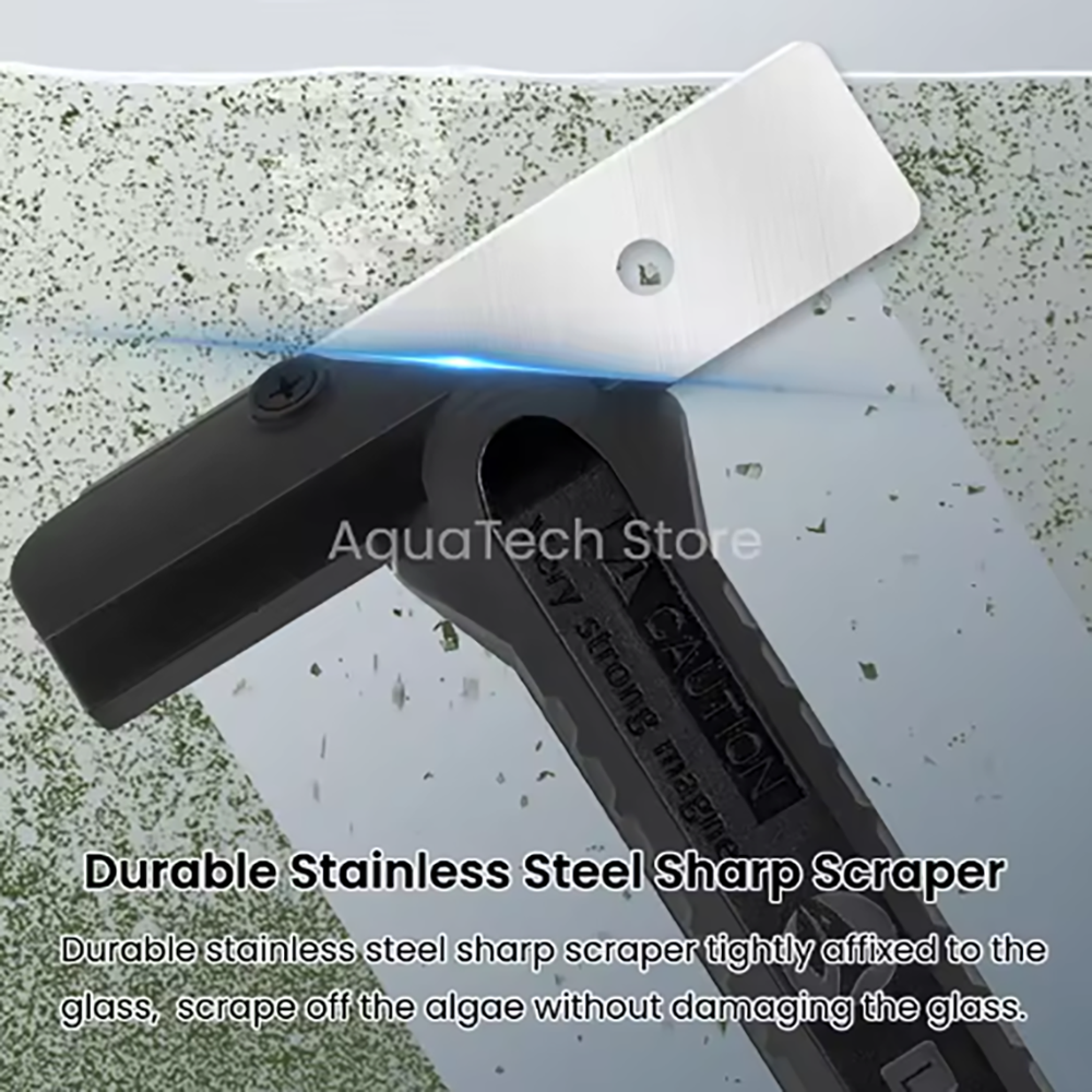 Magnetic Aquarium Fish Tank Gl - مراجعة Marine Aquarium Glass Scraper وسعره