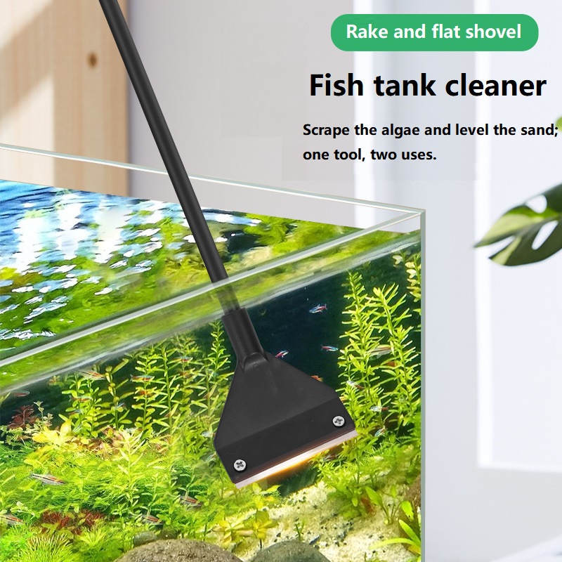 33/53/73CM Aquarium Cleaning T - مراجعة Marine Aquarium Glass Scraper وسعره