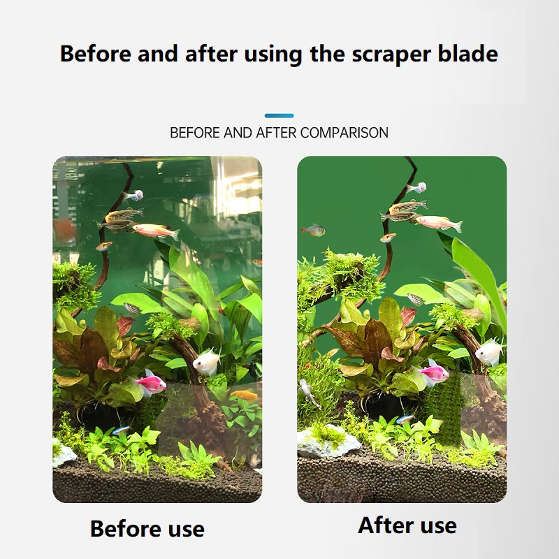 33/53/73CM Aquarium Cleaning T - مراجعة Marine Aquarium Glass Scraper وسعره