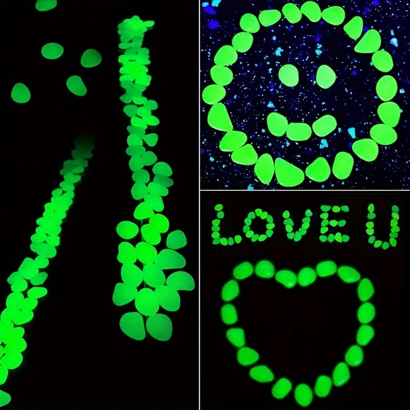 Glowing pebbles100-500pcsLumin - مراجعة Marine Aquarium Tanks وسعره