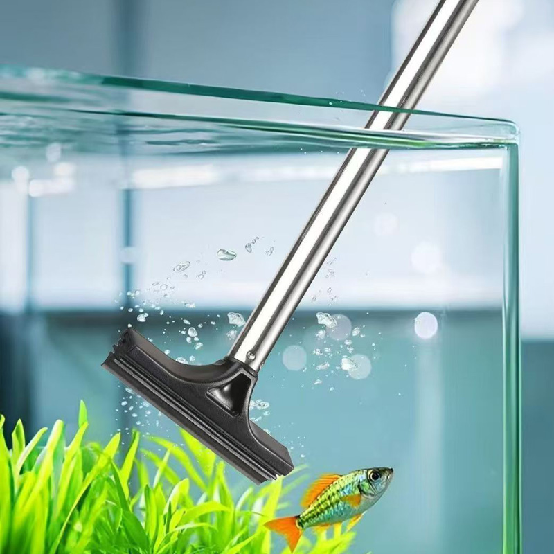 Retractable Aquarium Cleaning  - مراجعة Marine Aquarium Glass Scraper وسعره