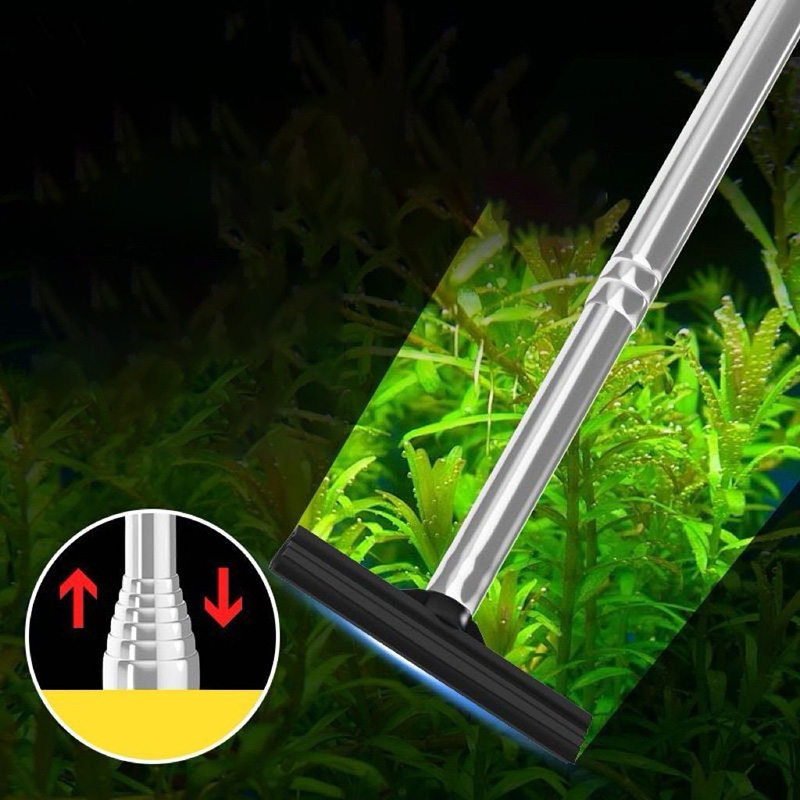 Retractable Aquarium Cleaning  - مراجعة Marine Aquarium Glass Scraper وسعره