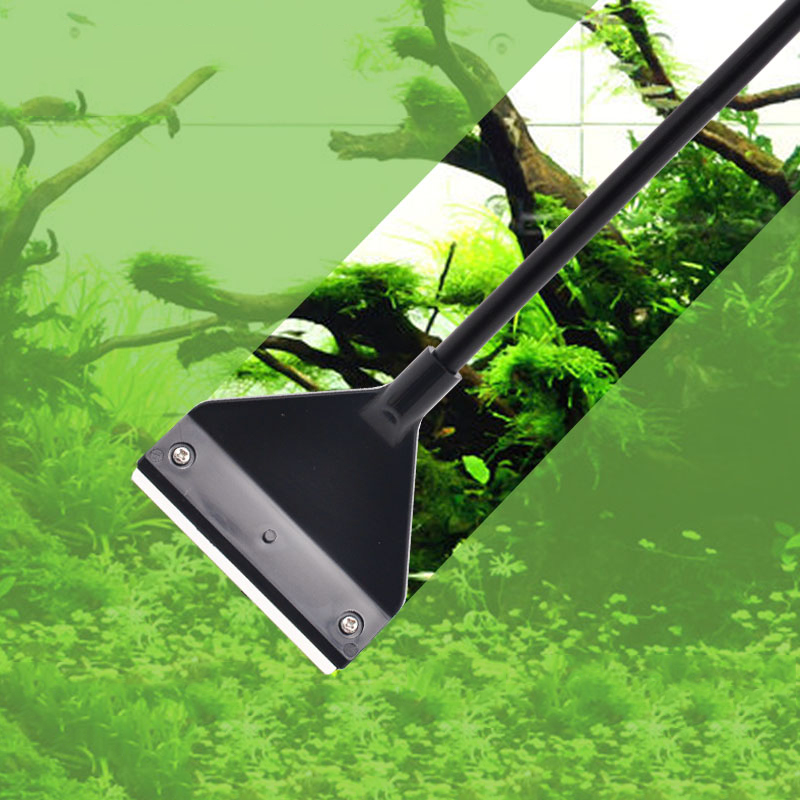 Aquarium Algae Remover Aluminu - مراجعة Marine Aquarium Glass Scraper وسعره