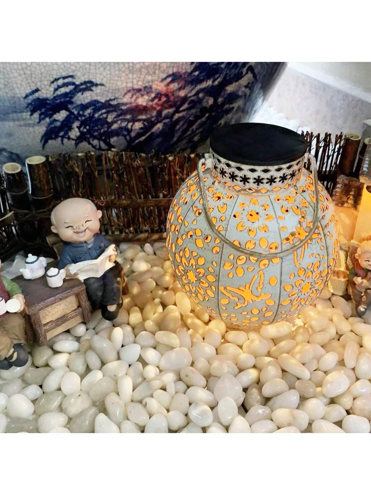 River Rocks Decorative Ornamen - مراجعة Marine Aquarium Tanks وسعره
