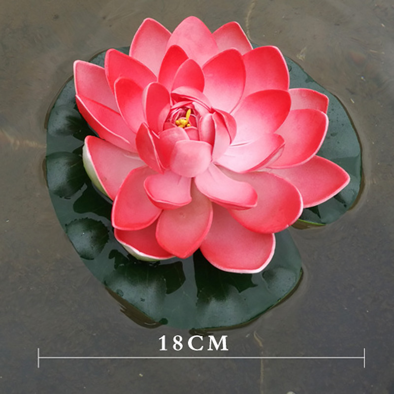 10cm/18cm Artificial Lotus Fak - مراجعة Marine Aquarium Tanks وسعره