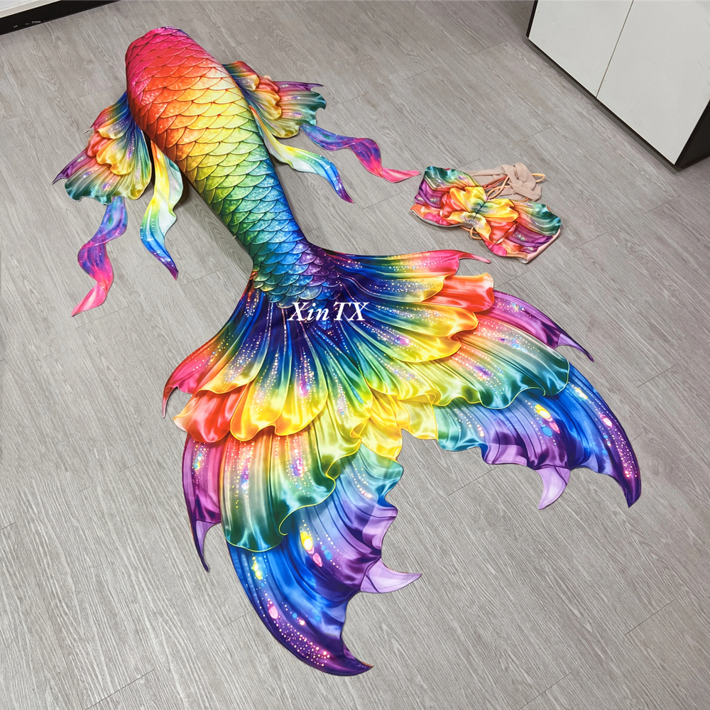 Mermaid tail rainbow-colored l - مراجعة Aquarium & Marine Science Center وسعره