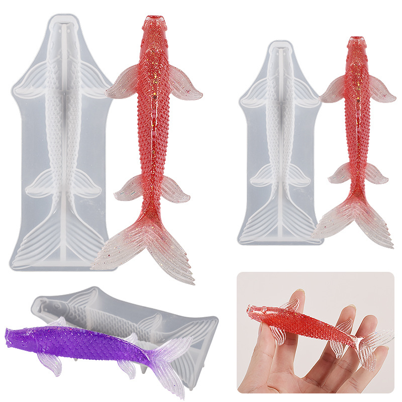 3D Koi Fish Shaped Epoxy Resin - مراجعة Marine Aquarium Tanks وسعره