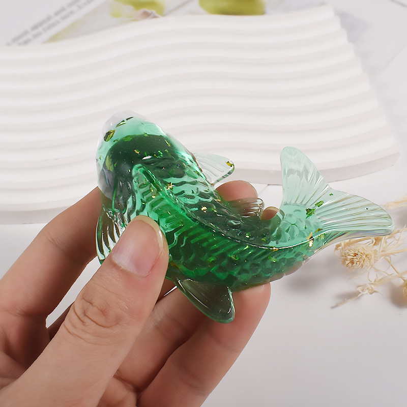 3D Koi Fish Shaped Epoxy Resin - مراجعة Marine Aquarium Tanks وسعره