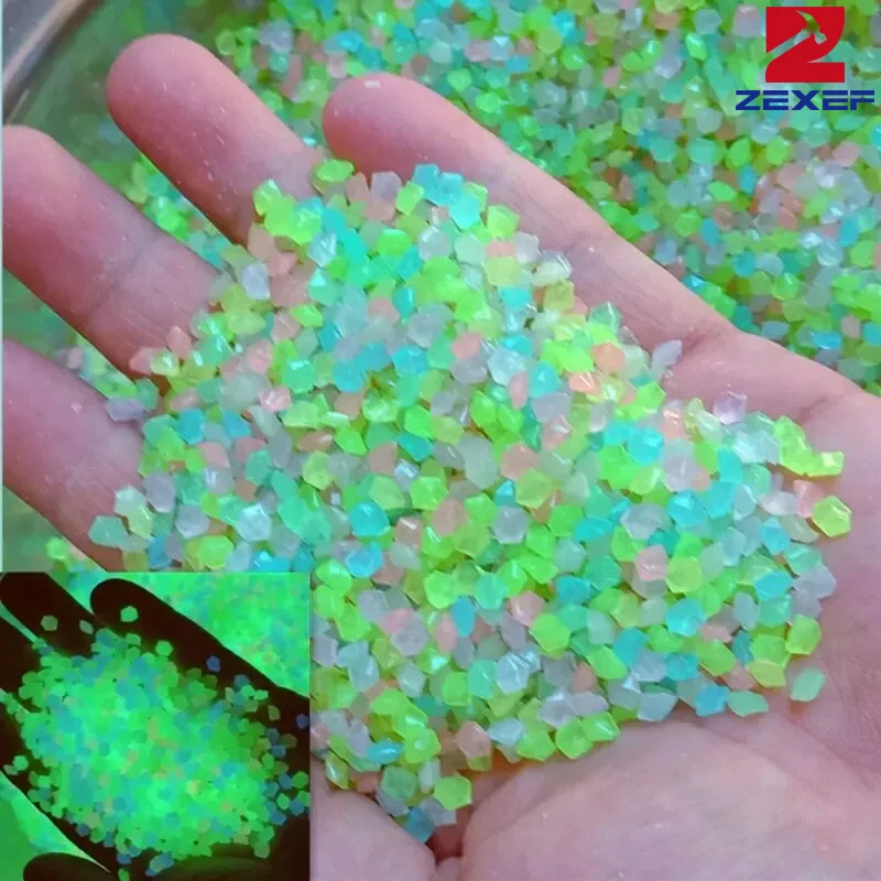 1000pcs 3-5mm Luminous Sand Gl - مراجعة Marine Aquarium Tanks وسعره