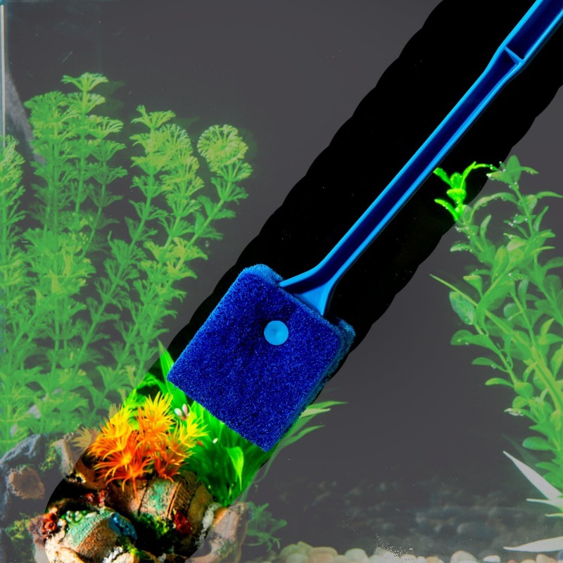 New Aquarium Algae Scraper Dou - مراجعة Marine Aquarium Glass Scraper وسعره