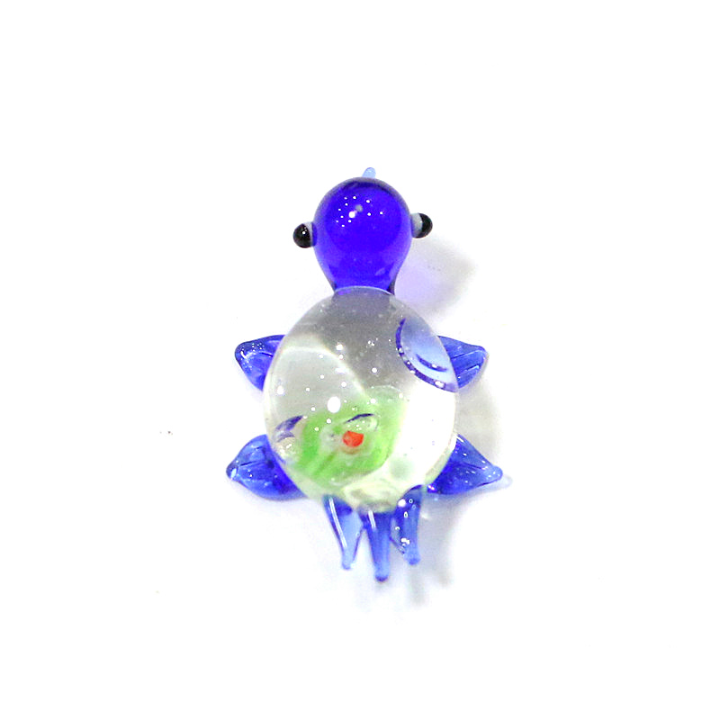 1pc Mini Glass Turtle Figurine - مراجعة Marine Aquarium Japan وسعره