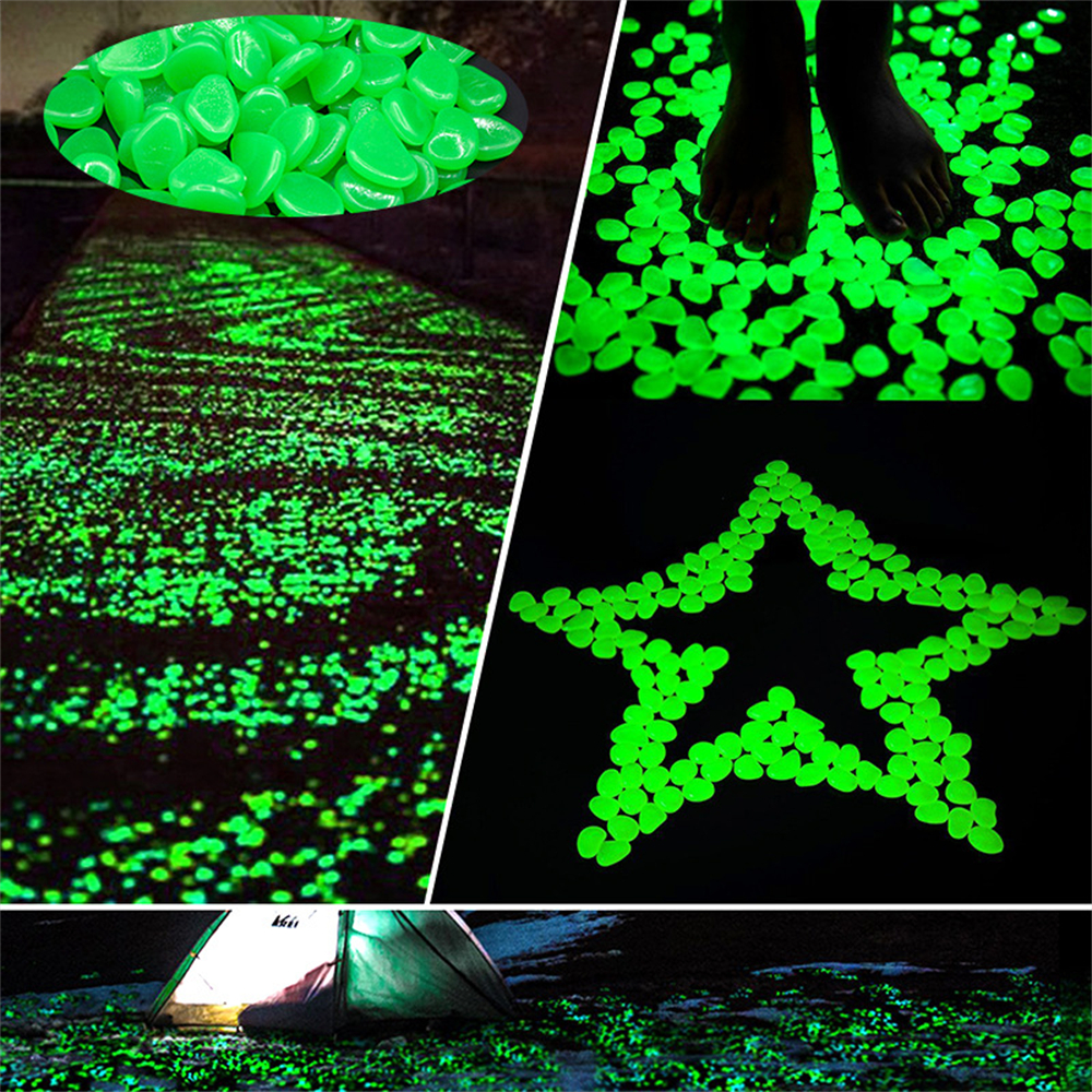 50pcs Luminous Stone Fluoresce - مراجعة Marine Aquarium Tanks وسعره