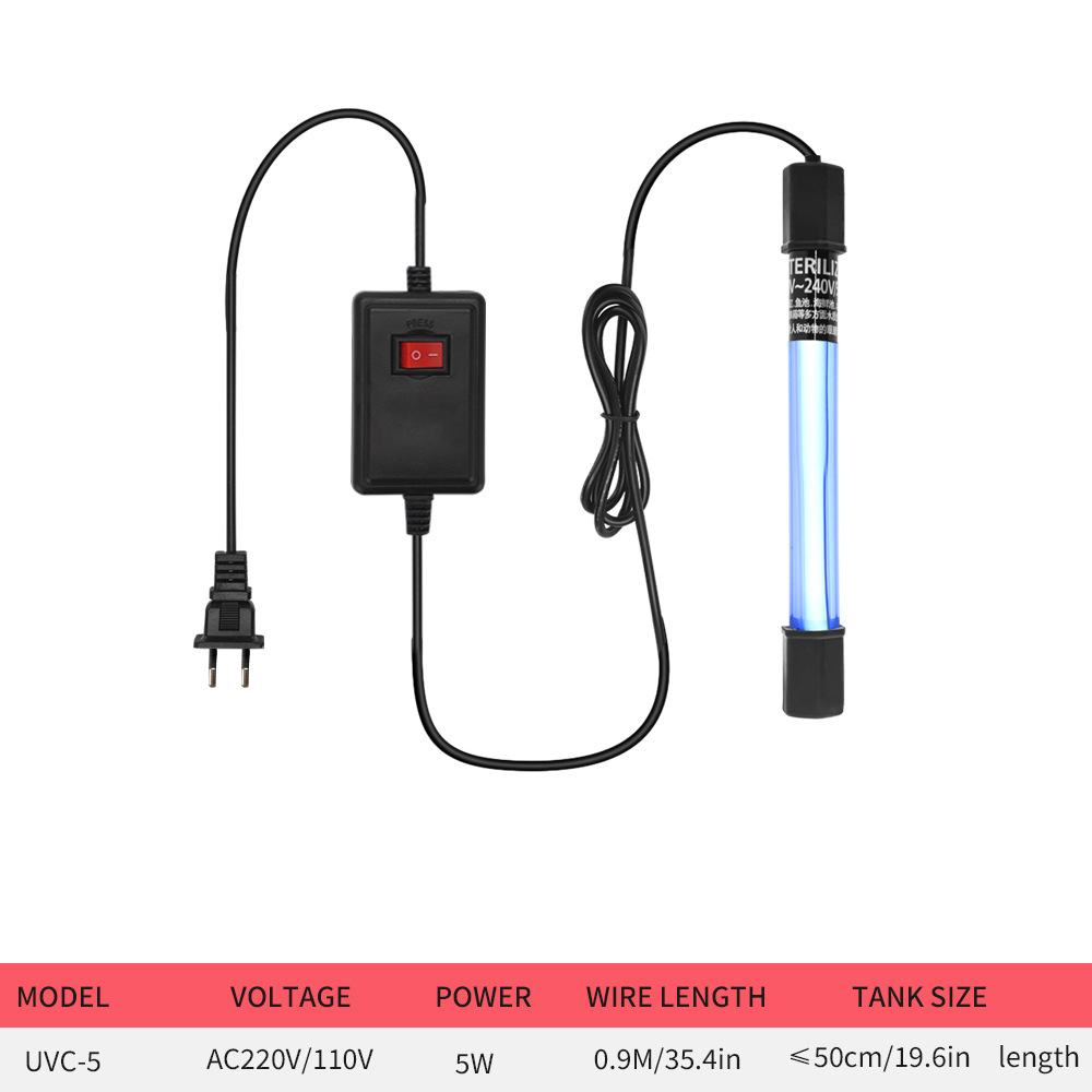5W/11W Aquarium Clean Light UV - مراجعة Marine Aquarium Uv وسعره