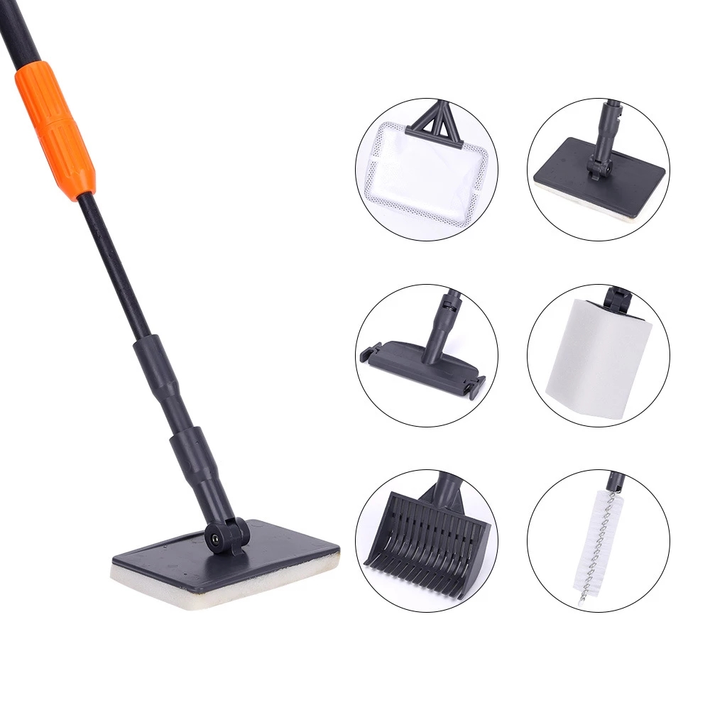 6 in 1 Aquarium Cleaning Tools - مراجعة Marine Aquarium Glass Scraper وسعره