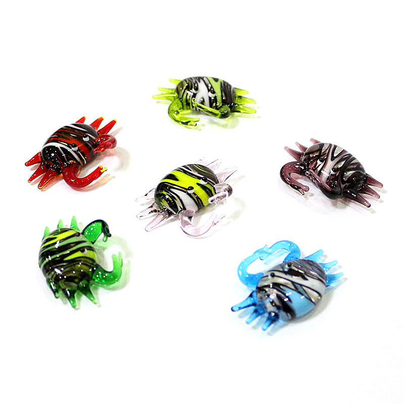 Handmade Cute Mini Glass Crab  - مراجعة Marine Aquarium Japan وسعره
