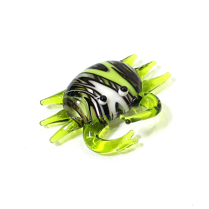 Handmade Cute Mini Glass Crab  - مراجعة Marine Aquarium Japan وسعره